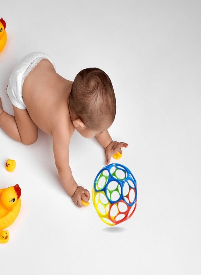 DAONPHARI O-Ball Classic Baby Sensory Rattle - BPA-Free Grabbing & Shake Ball with Bell for Infants & Kids - Image 3